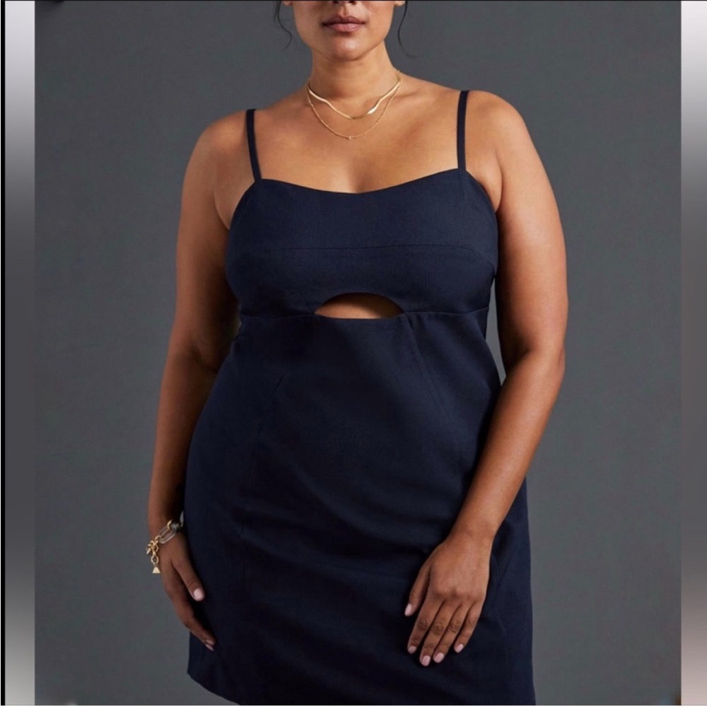 Anthropologie Dress with Subtle V-Neck